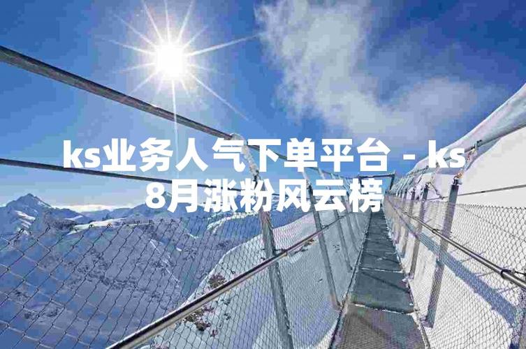 ks涨粉自助平台-快速提升账号影响力的秘密武器